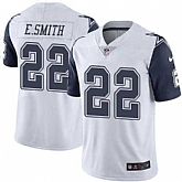 Nike Men & Women & Youth Cowboys 22 Emmitt Smith White Color Rush Limited Jersey,baseball caps,new era cap wholesale,wholesale hats